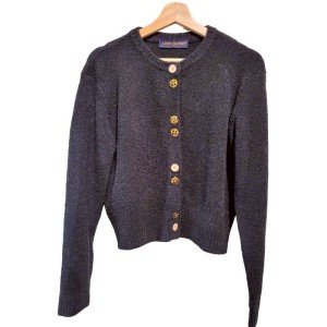 二手奢侈品LV路易威登針織開襟衫 (9.9新, 肩52胸52長52)-編號S172