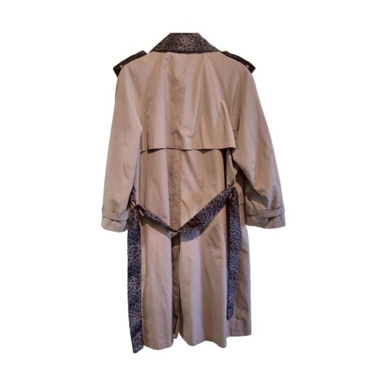 二手奢侈品Chanel香奈兒Boutique系列Vintage 風衣 (9.9新,肩40胸104長118)-編號S236