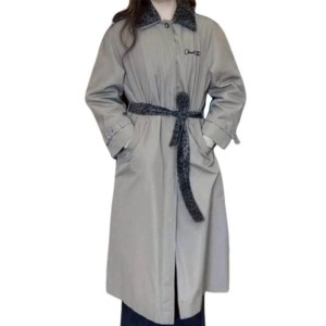 二手奢侈品Chanel香奈兒Boutique系列Vintage 風衣 (9.9新,肩40胸104長118)-編號S236