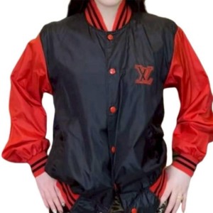 二手奢侈品LV路易威登美式學院風（Varsity Jacket）棒球外套 (9.9新,肩45胸104長70)-編號S237