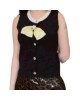 二手奢侈品Chanel香奈兒Chanel Uniform系列小香風針織背心 (9.9新,肩36胸72長47)-編號S239