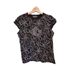 二手奢侈品迪奧黑色Christian Dior 女生上衣 (9.9新,肩36胸86長53)-編號S240
