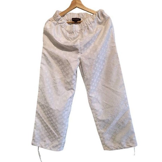二手奢侈品LV路易威登Supreme聯名Jacquard Denim 褲款 (9.9新,腰72臀116長101)-編號S242