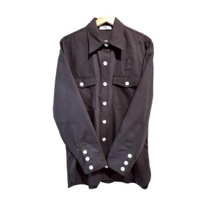 二手奢侈品Prada普拉達羊毛斜紋布大衣 (9.9新,肩52胸62長83)-編號S250