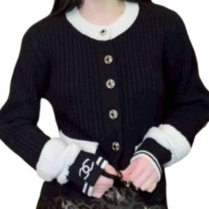 二手奢侈品Chanel香奈兒經典風格開襟衫 (9.9新,肩40胸88長55)-編號S251