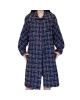 二手奢侈品Chanel 香奈兒藍色毛呢外套(9.9新,肩40胸104長95)-編號S257