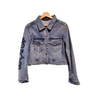 二手奢侈品Louis Vuitton 的Monogram 丹寧夾克 (9.9新,肩44胸96長52)-編號S286