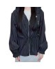 二手奢侈品LV Vivienne 皮革貼章外套 (9.9新,肩46胸112長66 100% 聚酰胺纖維)-編號S308