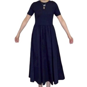 二手奢侈品Chanel 緊身胸衣和寬鬆的 A 字裙擺 (9.9新,肩38胸90長128)-編號S313