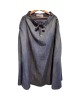 二手奢侈品迪奧Christian Dior 丹寧斗篷式中長裙 (9.9新,腰72臀140長94)-編號S352