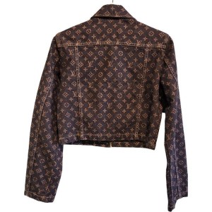 二手奢侈品路易威登Louis Vuitton Monogram 牛仔布外套 (9.9新,肩40胸50長53袖長63)-編號S479