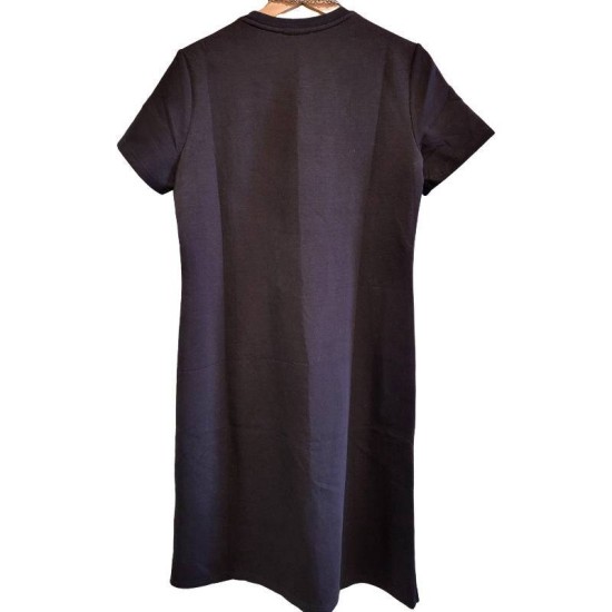 【二手精品9.9新】Prada（普拉達） 三角標短袖連身裙（肩38胸42長110袖長19）編號S480