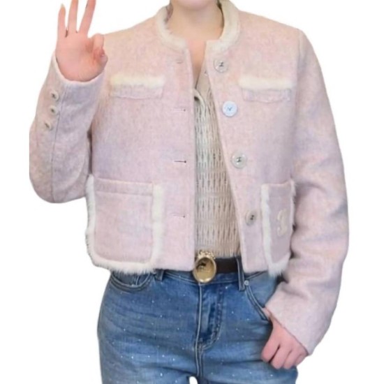 【二手精品9.9新】 Chanel（香奈兒）經典的古董毛呢短版外套(肩40胸47長48袖長60(羽絨))編號S528