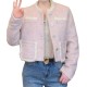 【二手精品9.9新】 Chanel（香奈兒）經典的古董毛呢短版外套(肩40胸47長48袖長60(羽絨))編號S528