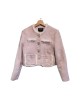 【二手精品9.9新】 Chanel（香奈兒）經典的古董毛呢短版外套(肩40胸47長48袖長60(羽絨))編號S528