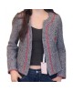 【二手精品9.9新】 Chanel (香奈兒)  Boutique 復古斜紋軟呢外套（Vintage Chanel Tweed Jacket） (肩40胸42長56袖長60)編號S530
