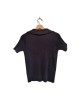 【二手精品9.9新】 香奈兒 (Chanel) 黑色羅紋針織短袖開襟衫(肩38胸40長58(有彈性))編號S536