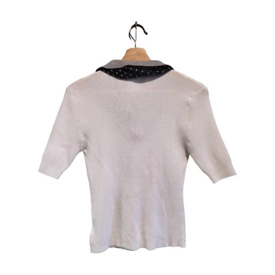 【二手精品9.9新】 CHANEL（香奈兒） Uniform 短袖針織 Polo 上衣(肩42胸40長56(有彈性))編號S539