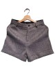 【二手精品9.9新】 CHANEL（香奈兒）經典粗呢（Tweed）反褶短褲裝(腰34臀44長36)編號S544