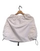 【二手精品9.9新】 香奈兒（Chanel）白色尼龍抽繩工裝短裙(腰34(可鬆緊)臀52長40)編號S548