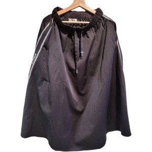 【二手精品9.9新】 迪奧 (Christian Dior) 黑色運動休閒風格中長裙(腰33(彈性)臀60長80)編號S549