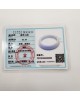 【肌容雪】天然緬甸糯冰粉紫翡翠手鐲A貨 編號177(鐲寬56.8附錦盒附鑑定證書) 【肌容雪】天然緬甸糯冰粉紫翡翠手鐲A貨 編號177(鐲寬56.8附錦盒附鑑定證書)