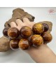 【肌容雪】天然美石琥珀流金柳柳珠串 編號B2