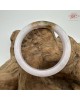 【肌容雪】天然緬甸A貨粉春撒金翡翠平安鐲 編號206(鐲圍54.7mm#17號)