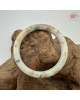 【肌容雪】天然緬甸A貨福祿壽三彩翡翠圓條手鐲 編號245(鐲圍54.2mm#17號)