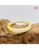 【肌容雪】天然緬甸A貨冰金絲滿圈黃翡美人條手鐲 編號285(鐲圍53.1mm#16.5號)