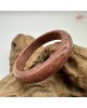 【肌容雪】天然緬甸A貨滿圈紅翡翠平安鐲 編號362(鐲圍57.9mm#18號)