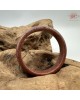 【肌容雪】天然緬甸A貨滿圈紅翡翠平安鐲 編號362(鐲圍57.9mm#18號)