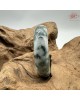 【肌容雪】天然緬甸A貨翡翠白底飄花平安鐲 編號363(鐲圍57.3mm#18號)