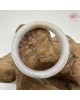 【肌容雪】天然緬甸A貨冰紫灑金翡翠平安鐲 編號364(鐲圍54.5mm#17號)