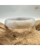 【肌容雪】天然緬甸A貨冰紫灑金翡翠平安鐲 編號364(鐲圍54.5mm#17號)