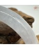 【肌容雪】天然緬甸A貨冰紫灑金翡翠平安鐲 編號364(鐲圍54.5mm#17號)