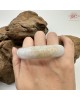 【肌容雪】天然緬甸A貨冰紫灑金翡翠平安鐲 編號364(鐲圍54.5mm#17號)