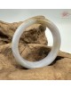 【肌容雪】天然緬甸A貨翡翠冰紫底平安鐲 編號369(鐲圍58.9mm#18.5號)