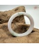 【肌容雪】天然緬甸A貨翡翠冰粉底春彩平安鐲 編號373(鐲圍56.2mm#17.5號)
