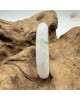【肌容雪】天然緬甸A貨翡翠冰粉底春彩平安鐲 編號373(鐲圍56.2mm#17.5號)