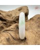 【肌容雪】天然緬甸A貨翡翠冰粉底春彩平安鐲 編號373(鐲圍56.2mm#17.5號)