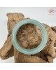 【肌容雪】天然緬甸A貨藍水翡翠平安鐲 編號379(鐲圍54.8mm#17號)
