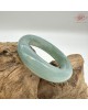 【肌容雪】天然緬甸A貨藍水翡翠平安鐲 編號379(鐲圍54.8mm#17號)