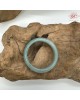 【肌容雪】天然緬甸A貨藍水翡翠平安鐲 編號379(鐲圍54.8mm#17號)