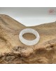 【肌容雪】天然緬甸A貨白月光翡翠戒圈 編號385(戒圍15.9mm#9號)