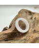 【肌容雪】天然緬甸A貨白月光翡翠戒圈 編號385(戒圍15.9mm#9號)