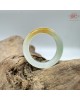 【肌容雪】天然緬甸A貨淡綠黃翡翠戒圈 編號388(戒圍18.0mm#13號)