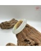 【肌容雪】天然緬甸A貨淡綠黃翡翠戒圈 編號388(戒圍18.0mm#13號)