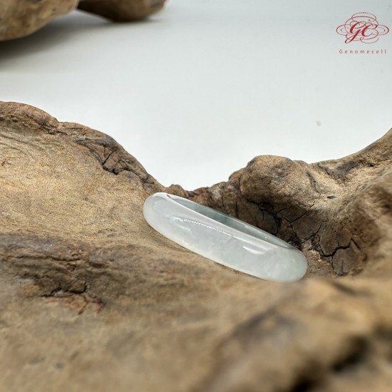 【肌容雪】天然緬甸A貨綠飄花翡翠戒圈 編號389(戒圍17.6mm#12號)