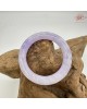 【肌容雪】天然緬甸A貨冰紫翡翠圓條手鐲 編號391(鐲圍56.7mm#18號)